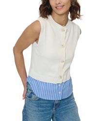 Central Park West - Kira Twofer Button Up Tank - Lyst