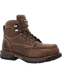 Georgia Boot - Athens 360 6" Side-zip Waterproof Nano Composite Toe Moc-toe Work Boot - Lyst