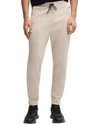 BOSS - Boss By Cotton-blend Tracksuit Bottoms - Lyst