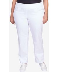 Ruby Rd. - Plus Size Mid-rise Pull-on Jeans - Lyst