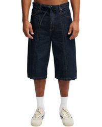 Cotton On - Super baggy Jean Shorts - Lyst