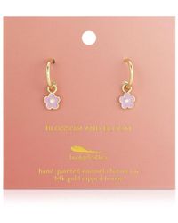 Lucky Feather - Hoops - Lyst