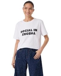 Hush - Social In Theory Graphic T-shirt - Lyst