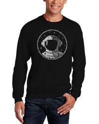 LA Pop Art - I Need My Space Astronaut Word Art Crewneck Sweatshirt - Lyst