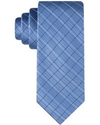 Calvin Klein - Etched Windowpane Tie - Lyst