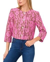 Cece - Lace Cropped Jacket - Lyst