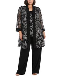 R & M Richards - Plus Size 3-pc. Embroidered Jacket - Lyst