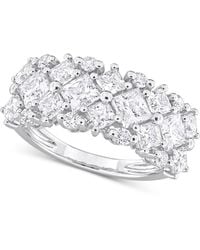 Macy's - Mixed-cut Cluster Ring (3-5/8 Ct. T.w. - Lyst