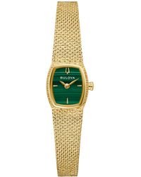 Bulova - Classic Goddess Of Time Stainless Steel Bracelet Watch 17mm - Lyst