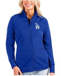 Antigua - Los Angeles Dodgers Links Full-zip Golf Jacket - Lyst