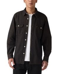 Levi's - Relaxed Fit Long Sleeve Button Front Worker Shirt - Lyst