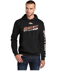 Starter - Denver Broncos Wordmark Logo Pullover Hoodie - Lyst