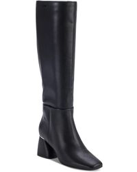 DKNY - Kw442910 Wide Calf Manmade Knee-High Boots - Lyst