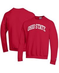 Champion - Mississippi State Bulldogs Basic Arch Fleece Pullover Sweatshirt - Lyst