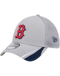 KTZ - Boston Red Sox Linear 39thirty Flex-fit Hat - Lyst