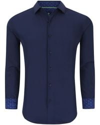 Tom Baine - Slim Fit Performance Solid Button Down Shirt - Lyst