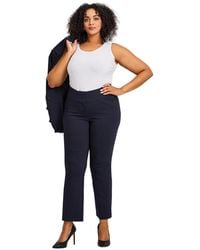 Avenue - Plus Size Super Stretch Straight Leg Pant - Lyst