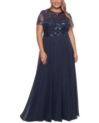 Xscape - Plus Size Embellished Chiffon Ball Gown - Lyst