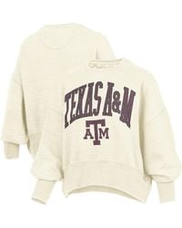 Pressbox - Texas A M aggies Oversized Waist-length Crewneck Sweatshirt - Lyst