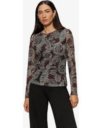 Sanctuary - Long Sleeve Perfect Mesh T-shirt - Lyst