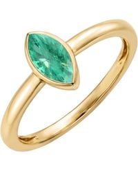 Macy's - Solitaire Marquise-cut Ring (3/8 Ct. T.w. - Lyst