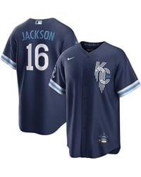 Nike Bo Jackson Kansas City Royals City Connect Retired Player Jersey in Blue for Men Lyst