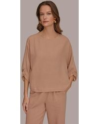 Donna Karan Weekend - Boat Neck Blouse - Lyst