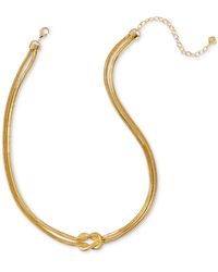 Kendra Scott - Tone Annie Knotted Chain Necklace - Lyst