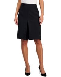 Kasper - Petite Pleat-front Crepe A-line Skirt - Lyst