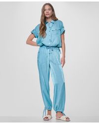 DKNY - Short-sleeve Roll Tab Twinkle Camp Shirt - Lyst