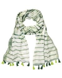 Olsen - Botanic Stripe Scarf - Lyst