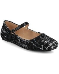 Journee Collection - Carrie Square Toe Mary Jane Flats - Lyst