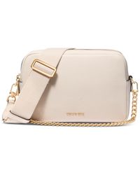Michael Kors - Michael Bryant Medium Leather Double Zip Chain Camera Crossbody - Lyst