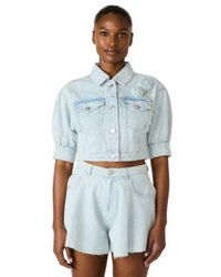 Steve Madden - Serafina Collared Jacket Soph Low Rise Shorts - Lyst