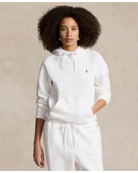 Polo Ralph Lauren - Shrunken Fit Fleece Hoodie Sweatshirt - Lyst
