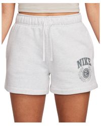 Nike - Sportswear Club Fleece Mid-rise Pull-on Shorts - Lyst