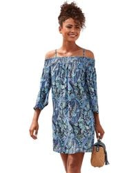Lascana - Off The Shoulder Patterned Dress - Lyst