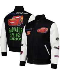 FREEZE MAX - Black/white Cars Radiator Full-zip Varsity Jacket - Lyst