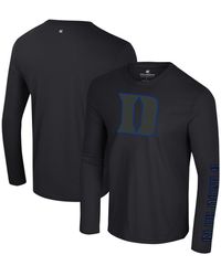 Colosseum Athletics - Duke Blue Devils Color Pop Active Blend 2-hit Long Sleeve T-shirt - Lyst