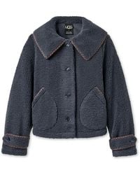 UGG - Nikia Relaxed-fit Collared Neck Jacket - Lyst