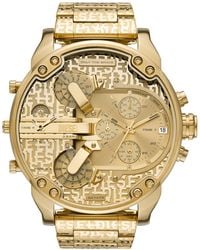 DIESEL - Mr. Daddy 2.0 Quartz -tone Stainless Steel Watch 57mm - Lyst
