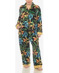 White Mark - Plus Size 2 Pc. Wildflower Print Pajama Set - Lyst