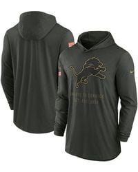 Nike - Dallas Cowboys 2025 Salute To Service Sideline Dri-fit Lightweight Hooded Pullover Hoodie - Lyst