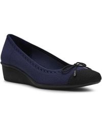 Anne Klein - Wesson Slip-on Wedge Flats - Lyst
