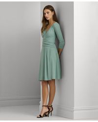 Lauren by Ralph Lauren - Jersey Long-sleeve Dress - Lyst