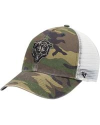 Chicago Bears Mossy Oak Captain Snapback Hat by '47