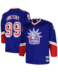 Mitchell & Ness - Wayne Gretzky New York Rangers Big And Tall Line Player Jersey - Lyst