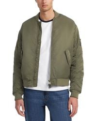 Guess - Water-repellent Full-zip Bomber Jacket - Lyst