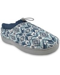 Heat Holders - Emma Fair Isle Knit Drawstring Slippers - Lyst