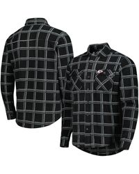 Antigua - Kansas City Chiefs Industry Flannel Button-up Shirt Jacket - Lyst